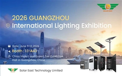 Solar East sẽ tham dự Triển lãm chiếu sáng quốc tế Quảng Châu tại Quảng Châu Trung Quốc vào ngày ...